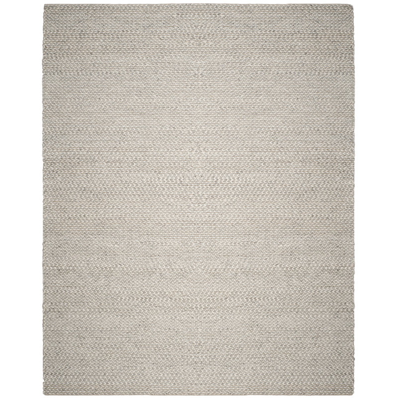 Gracie Oaks Newry Handmade Flatweave Ivory/Silver Rug & Reviews Wayfair